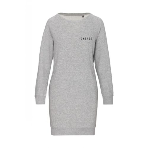 image de la robe rosa gris boutique honeyst